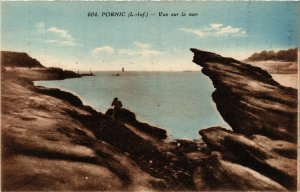 CPA PORNIC - Vue sur la mer (653983)