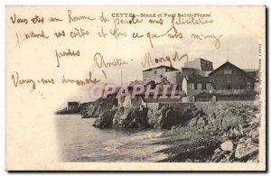 Sete This Old Postcard Stand and Fort Saint Pierre