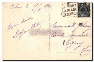 Postcard Old Approx Cap Gris Nez in Calais