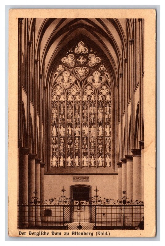 Altenberger Dom Odenthal Germany UNP DB Postcard F22