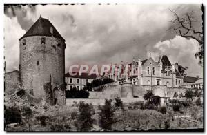 Thouars Old Postcard Tower of the Prince of Wales and the college