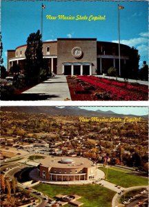 2~4X6 Vintage Postcards SANTA FE, NM New Mexico  STATE CAPITOL & BIRD'S EYE VIEW
