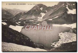 Postcard Old Bagnerres Bigorre Lake of Oncet