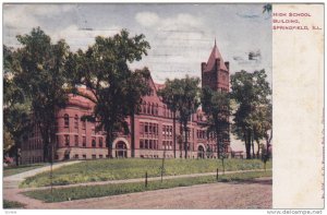 Exterior, High School Building, Springfield, Illinois,PU-1911