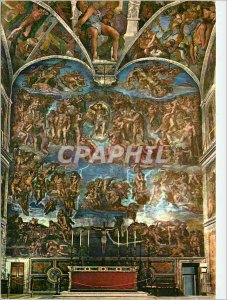 Modern Postcard Vatican Sistine Chapel The Last Judgment Michelangelo (1535 1...