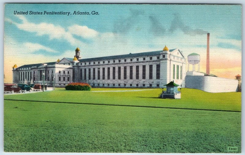 c1940s Atlanta GA United States Penitentiary Federal Prison Jail Watertower A220