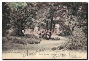 Old Postcard La Sainte Baume Interior de la Foret