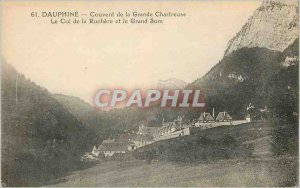 Old Postcard Dauphine Convent of the Grande Chartreuse the Col de la Ruch?re ...