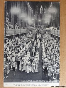 1953 17th June Tucks - The Queen's Procession After the Coronation 2nd June 1953