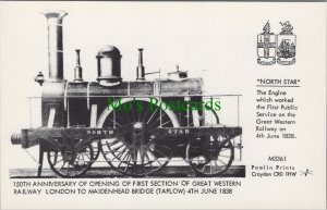 Railway Transport Postcard - Trains - North Star Engine, Great Western.RS30038