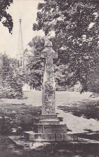 Connecticut New Canaan Wayside Cross War Memorial And Congregational Church A...