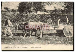Old Postcard In Surroundings Of Thessaloniki Macedonian Char