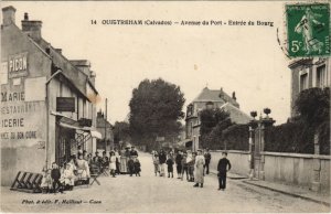 CPA OUISTREHAM Avenue du Port - Entree du Bourg (1225921)