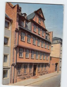 Postcard Goethe House, Frankfurt, Germany