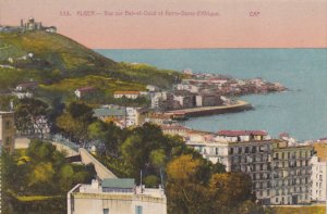 Algeria Alger Vue sur Bab-el-Oued et Notre-Dame d'Afrique