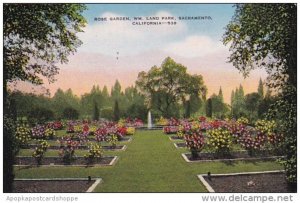 California Sacramento Rose Garden Wm Land Park