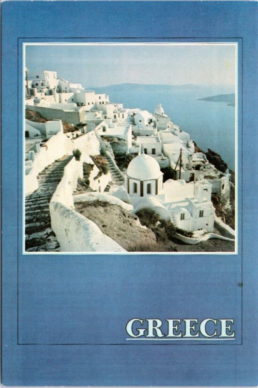 Postcard Greece - from travel poster