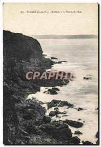 Postcard Old St Cast Rochers Pointe de l'Isle