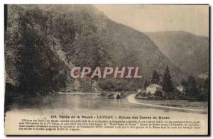 Old Postcard Vallee De La Meuse Laifour Lock Des Dames De Meuse