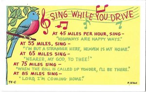 Sing While You Drive Hymns at 45, 55, 65, 75, and 85 Funny Laff Gram