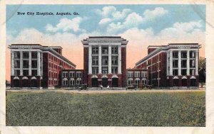 New City Hospitals Augusta Georgia 1920c postcard