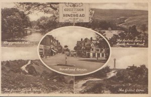 Surrey Postcard - Greetings from Hindhead - Ref 4775A