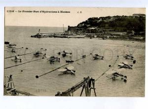 205269 FRANCE AVIATION seaplanes Monaco Hauser #1734 old