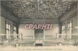Postcard Rouen Old Courthouse THE Ceiling of the Court of Assizes