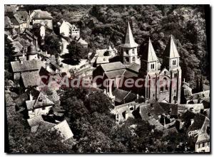 Postcard Old Conques North West View Church
