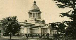 Postcard  RPPC State Capitol Building in Olympia, WA. by Ellis 1630.    aa2