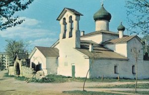 Pskov Church Of The Sacred Images Russian Postcard