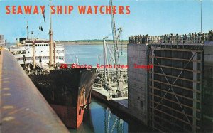 Steamship Arctic at Eisenhower Lock in Massena New York