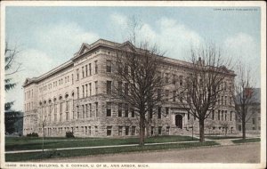 Vintage Detroit Publishing PC University of Michigan Ann Arbor MI Medical Bldg