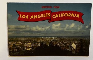 Vintage Postcard Greetings from Los Angeles, California