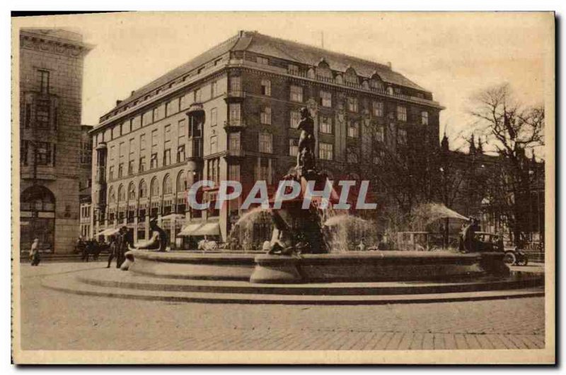 Old Postcard Helsinki Wallgrenin Suihkakairo