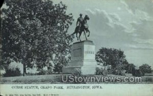 Corse Statue Crapo Park - Burlington, Iowa IA