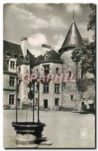Postcard Old Lapalisse Allier Chateau Court of Honor