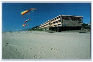 Lincoln Oregon OR Postcard The Sea Gypsy Building Exterior Front Beach c1960's