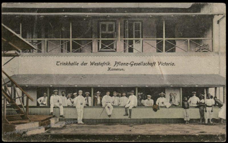 Germany 1906 VICTORIA Kamerun PPC  Plantation Beer Hall 85089