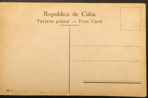 Postcard Unused Fruit Stand Havana Cuba No 7 LB