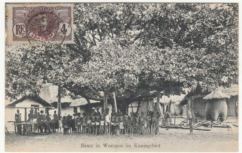 Ghana; Tree In Wuropon, Kunjagebiet PPC Ouidah Dahomey PMK 1909 To P Petit Paris 