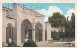 Entrance To The Portico and Grounds Franciscan Monastery 1937 Washington D C