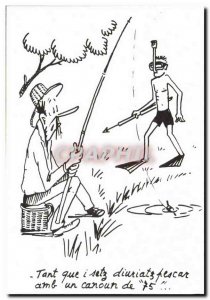 Postcard Modern Humor Drawing Charles Mouly Watersports