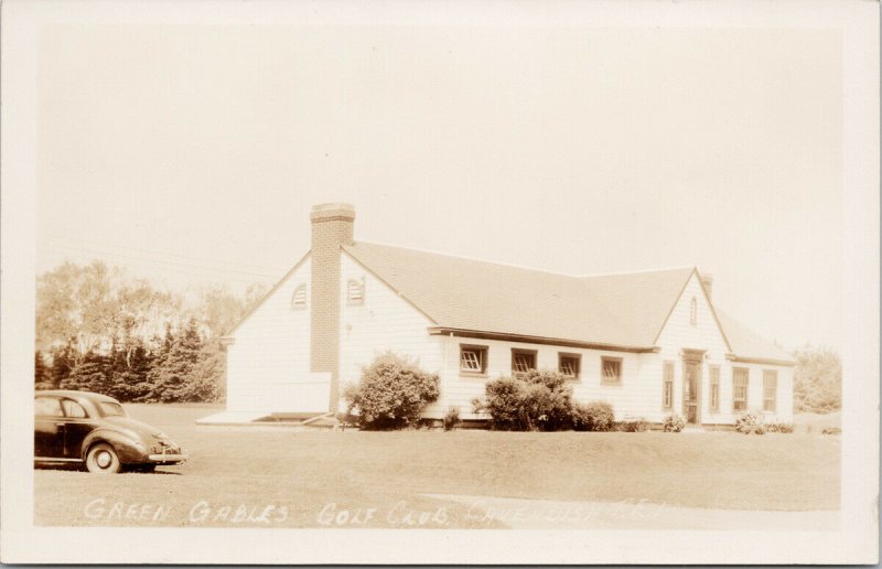 Cavendish PEI Green Gables Golf Club PE Prince Edward Island RPPC Postcard F86