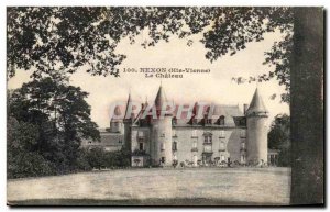 Old Postcard Nexon Le Chateau