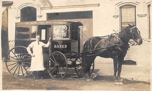 David Rock, Puro Milk Bread Baker Real Photo Unused 