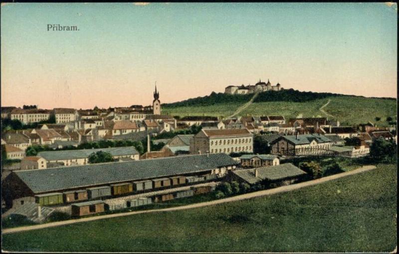 czech, Bohemia, PRIBRAM FREIBERG, Panorama (1910s)