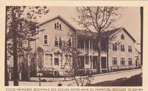 ST-DAMIEN , Quebec , Canada , 1989 ; Ecole Menagere Regionale des soeurs Notre-D