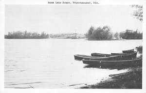 Base Lake Scene - Weyerhaeuser, Wisconsin WI  