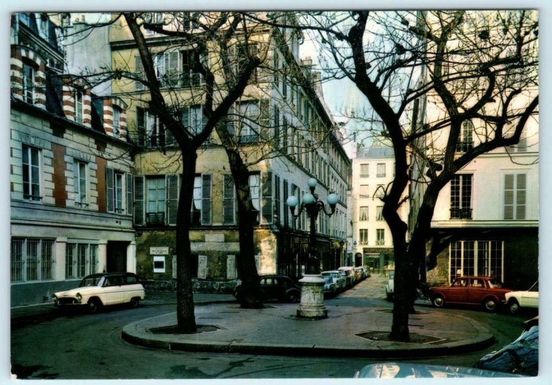 PARIS, FRANCE ~ Street Scene LE PLACE FURSTENBERG  c1960s - 4x6 Postcard